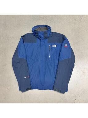 The North Face Summit Series Hyvent Alpha Jacket Full Zip Blue Mens Medium